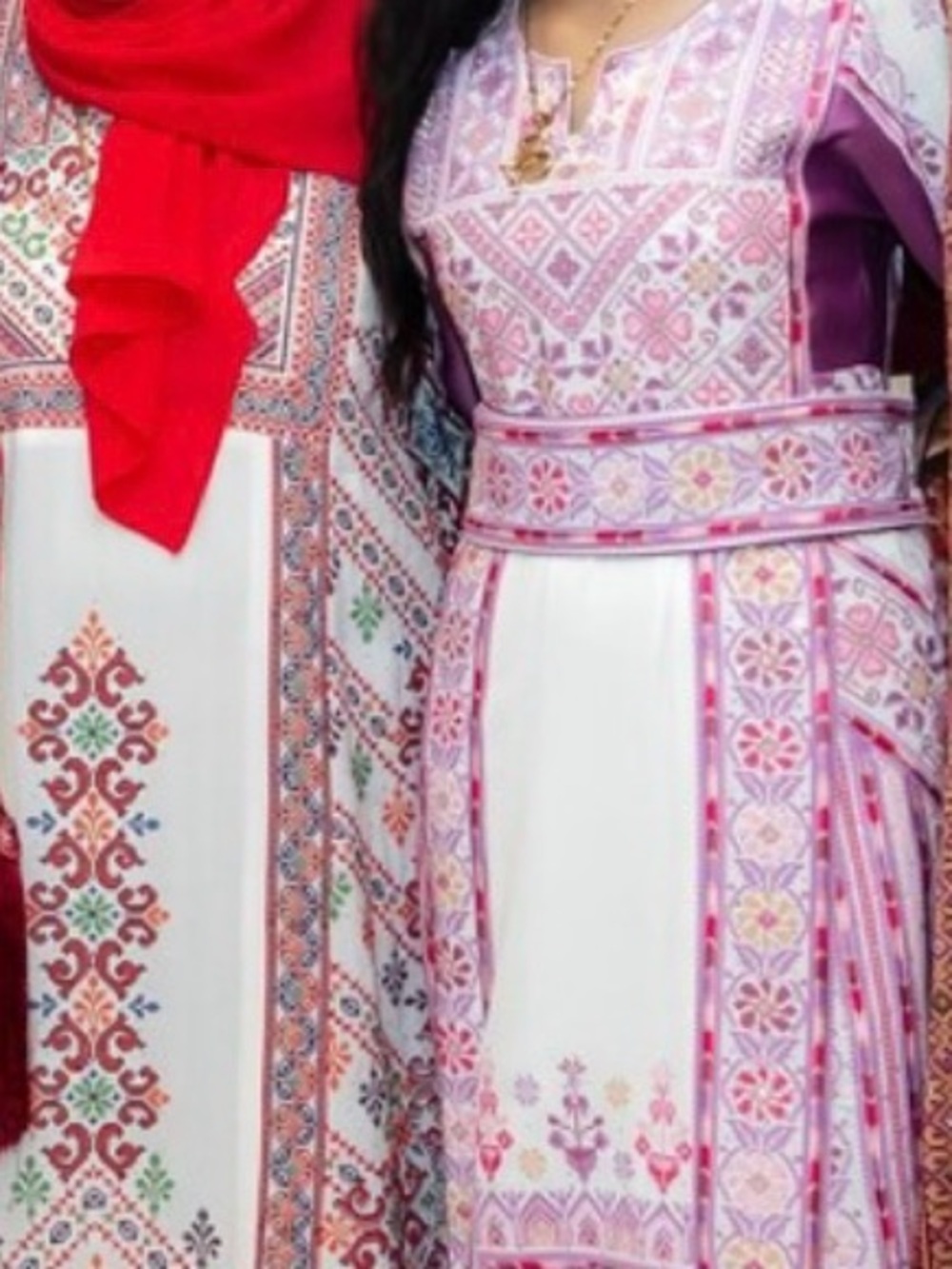 Traditional Embroidered Maroon Women’s Dress